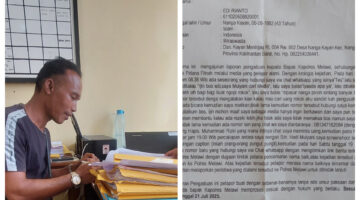 Tidak Terima Di Fitnah, Edi Rianto Resmi Melaporkan Dugaan Tindak Pidana Pencemaran Nama Baik Ke Polres Melawi